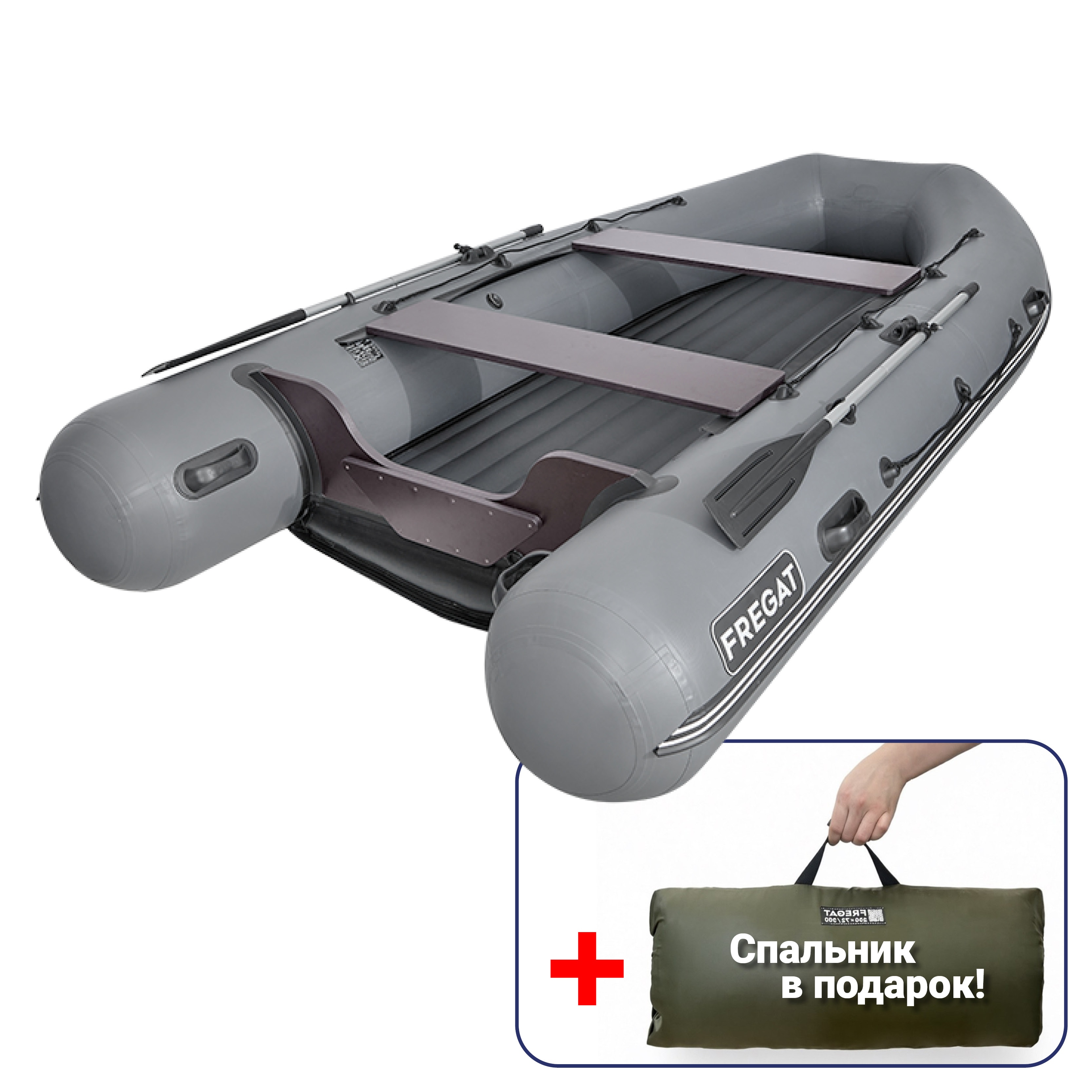 Лодка ПВХ Фрегат 390 Air (НДНД)