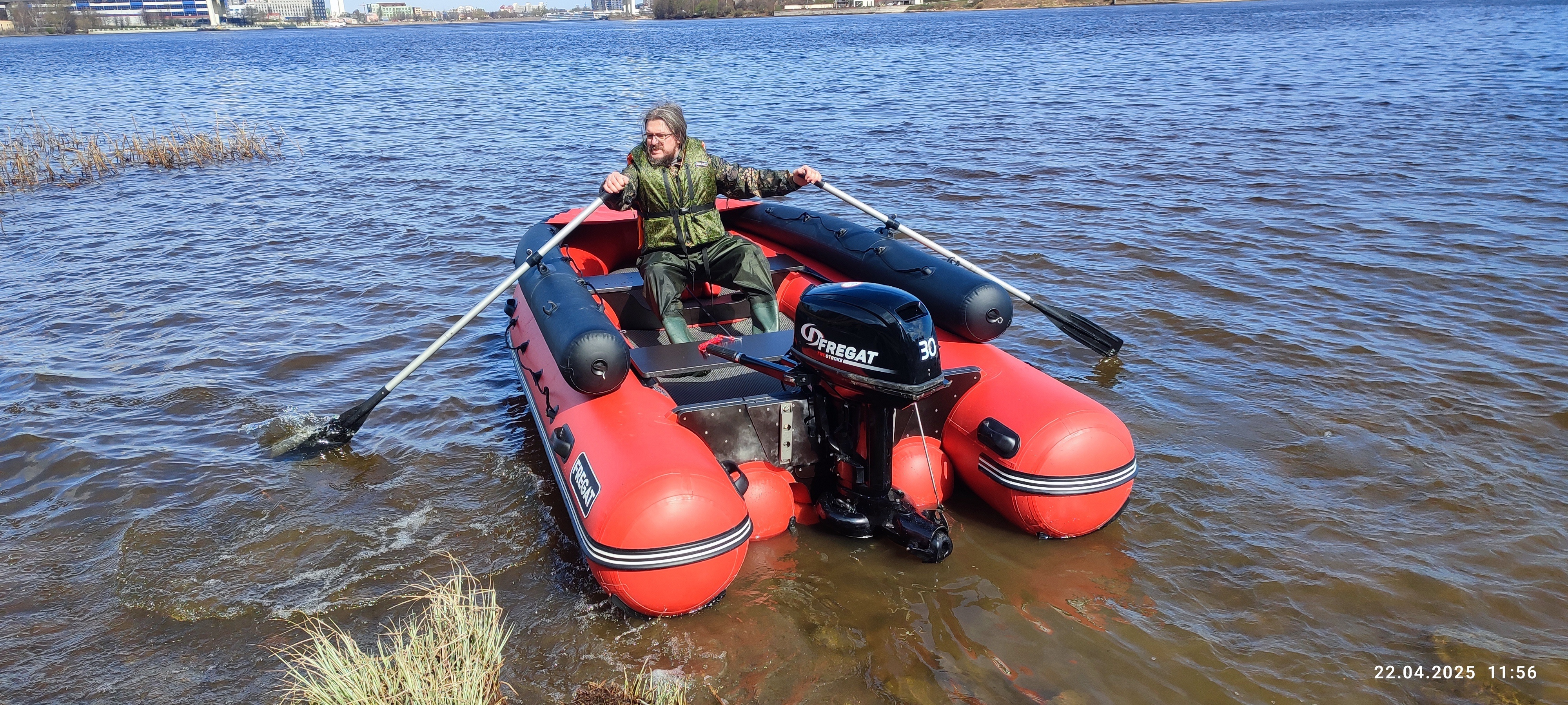 Ходовые испытания модели Фрегат 450 ФМ Джет Л/С