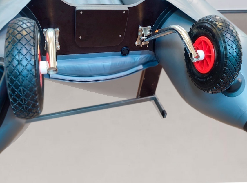 Установка транцевых колес