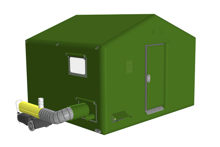 Пневмокаркасная палатка Фрегат ПКП Ф-14 (3,5х4х3)