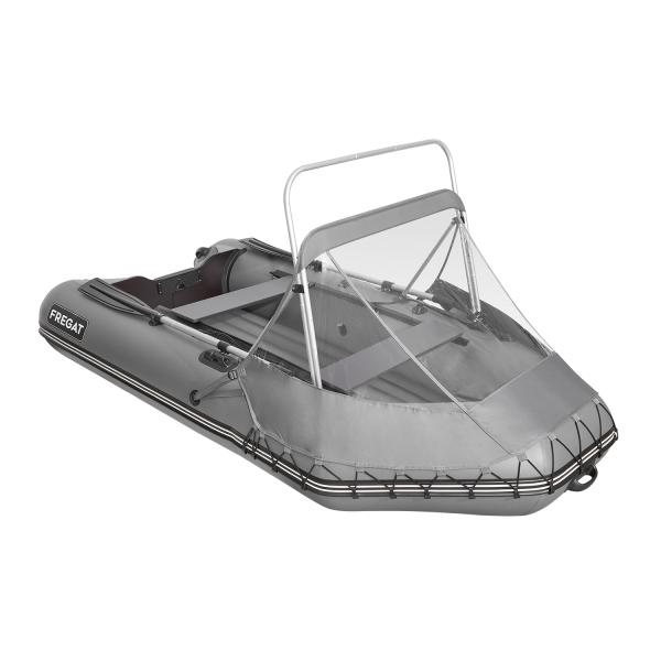 Тент с таргой носовой для лодки 280,  серый