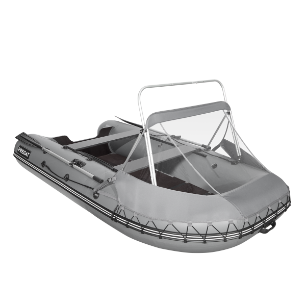 Тент с таргой носовой для лодки 340