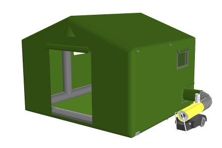 Пневмокаркасная палатка Фрегат ПКП Ф-14 (3,5х4х3)