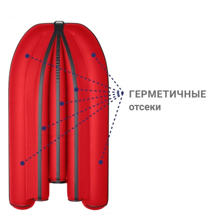 310 фм лайт Лодка (красный 111043)