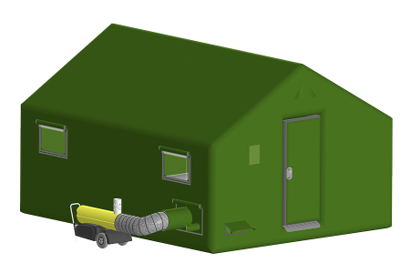 Пневмокаркасная палатка Фрегат ПКП Ф-20 (5х4х3)