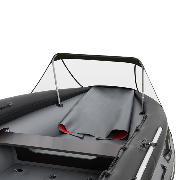 Тент носовой универсальный для лодки ПВХ 520, зеленый