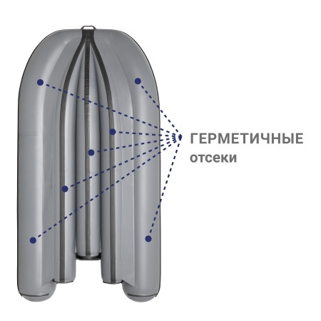 350 фм Лодка (серый 110022)