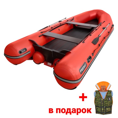 550 фм лайт джет Лодка + Бронирование (красный )