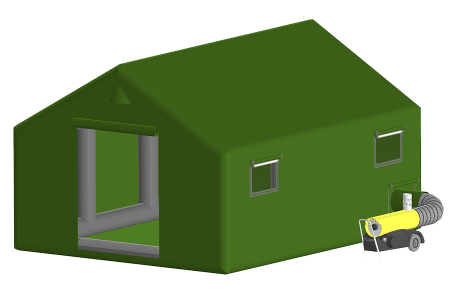 Пневмокаркасная палатка Фрегат ПКП Ф-20 (5х4х3)