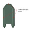 Фрегат 280 Е (Лодка ПВХ моторная) (зеленая)
