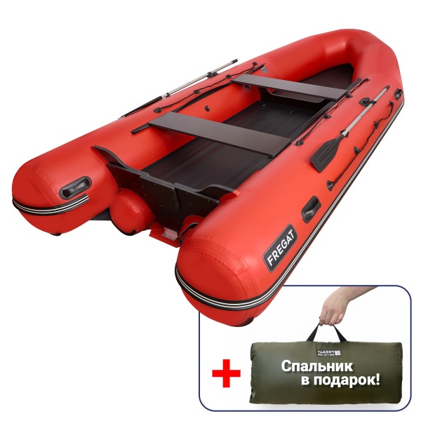 Лодка ПВХ Фрегат 520 FМ Light Jet (ФМ Лайт Джет) c бронированием днища плёнкой ПВХ