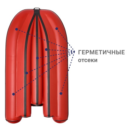 310 фм Лодка (красный 110043)